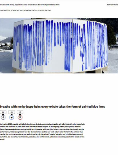 Designboom Jeppe Hein