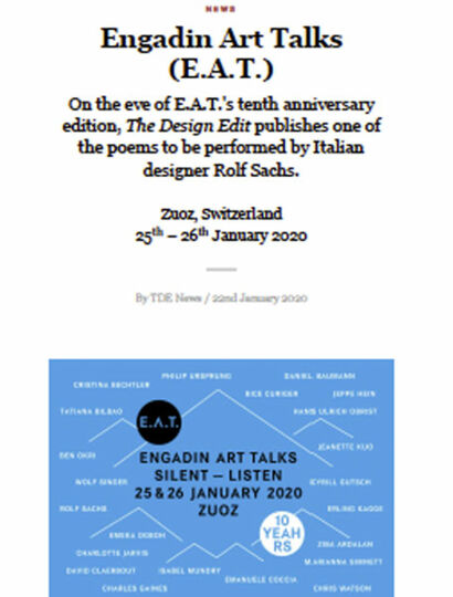 The Design Edit Rolf Sachs